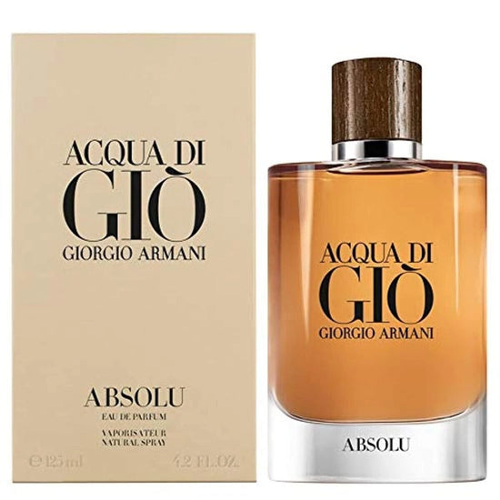 Giorgio Armani Acqua di Giò Absolu Eau de Parfum Spray 4.2 oz / 125ml for Men – Rare Discontinued