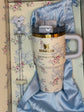 Stanley x LoveShackFancy Holiday Quencher H2.0 FlowState Tumbler 20oz – Rosa Beaux Blue | In Hand | New