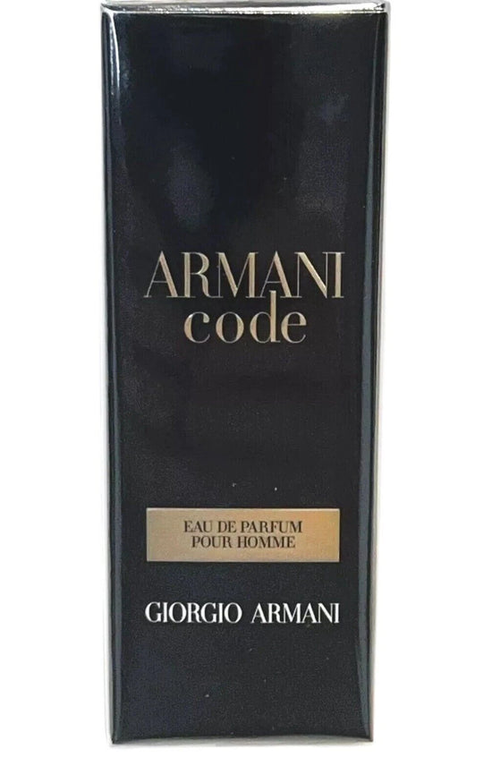 Armani Code Pour Homme by Giorgio Armani Eau de Parfum Spray 0.5 oz / 15ml for Men – New Sealed Box