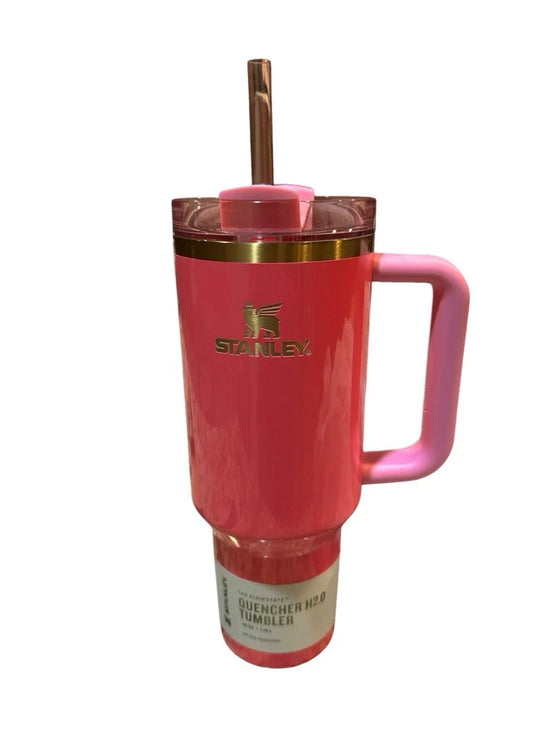 Stanley Pink Parade 40 oz Quencher H2.0 FlowState Tumbler – Limited Edition