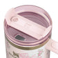 tanley x LoveShackFancy Holiday Quencher H2.0 FlowState Tumbler 40oz – Rosa Beaux Pink