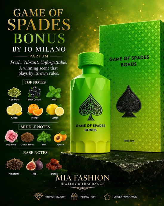 Jo Milano Game of Spades Bonus Eau de Parfum Spray 3.4 oz / 100ml – Unisex Fragrance